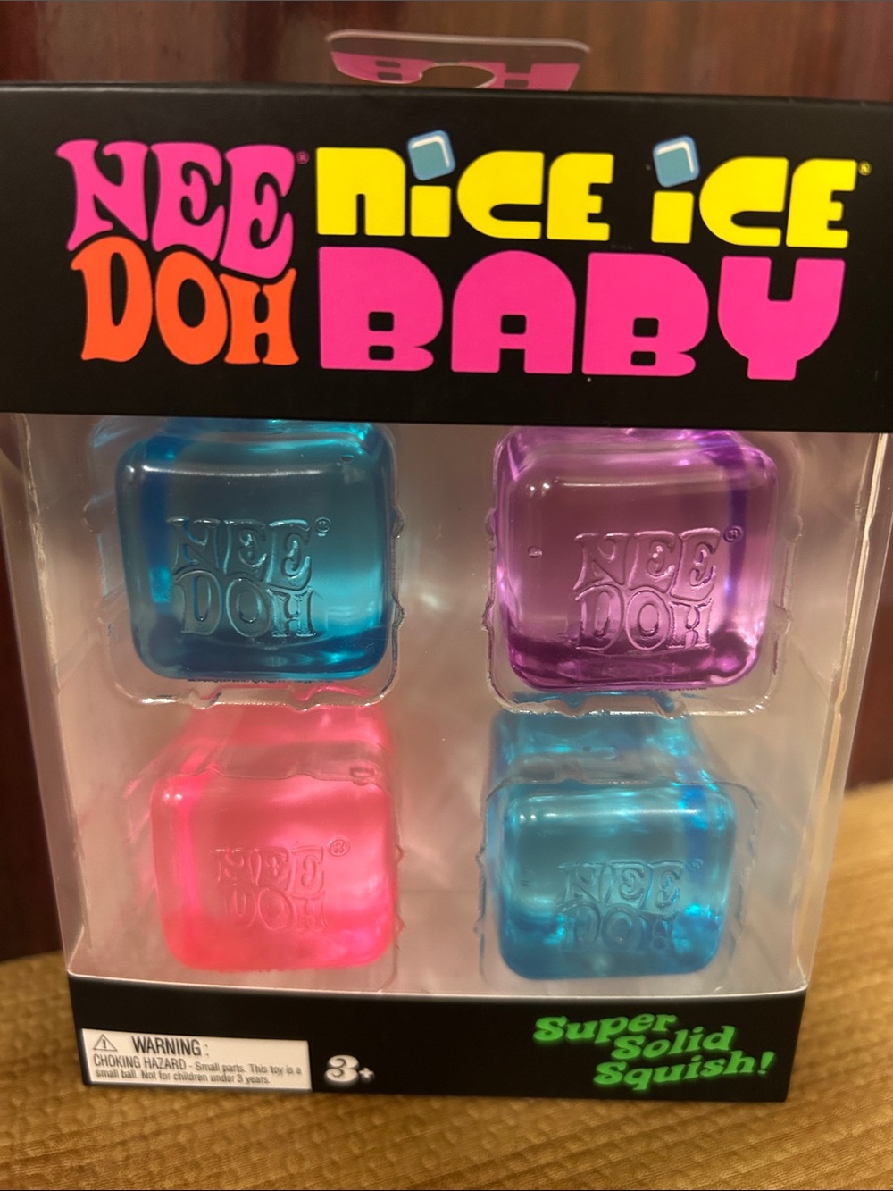 Nice Ice Baby Super Solid Squish - Pink, Blue, Purple